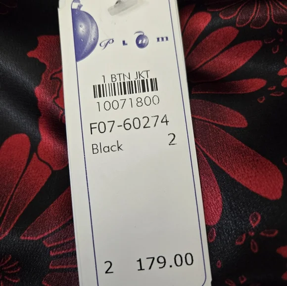 TOBIAS NWT 100% Wool Cropped Black Women's Jacket. Size 2 - Picture 12 of 16